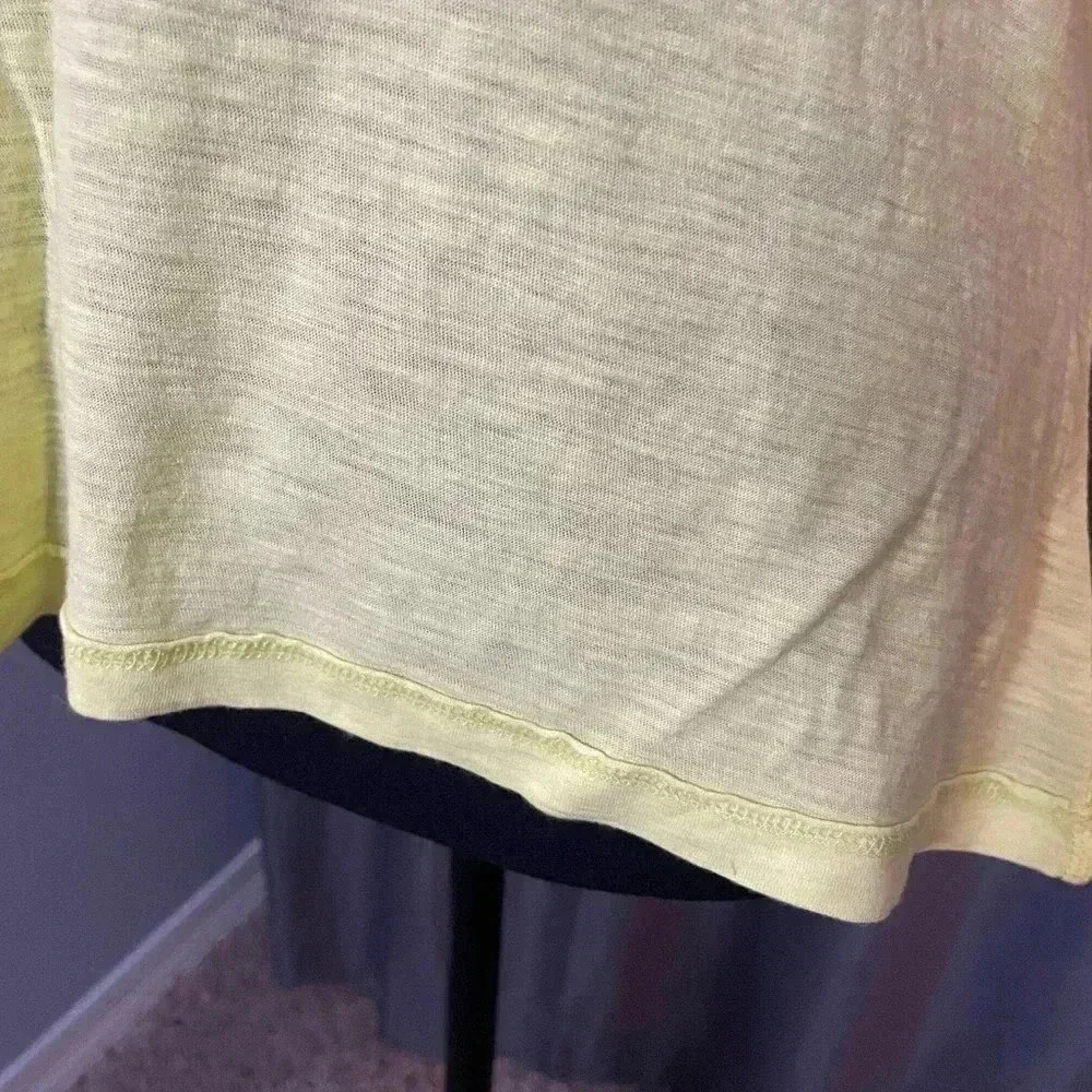 Mono B Be True Tank Top, Light Lime, NWT - Picture 3 of 5